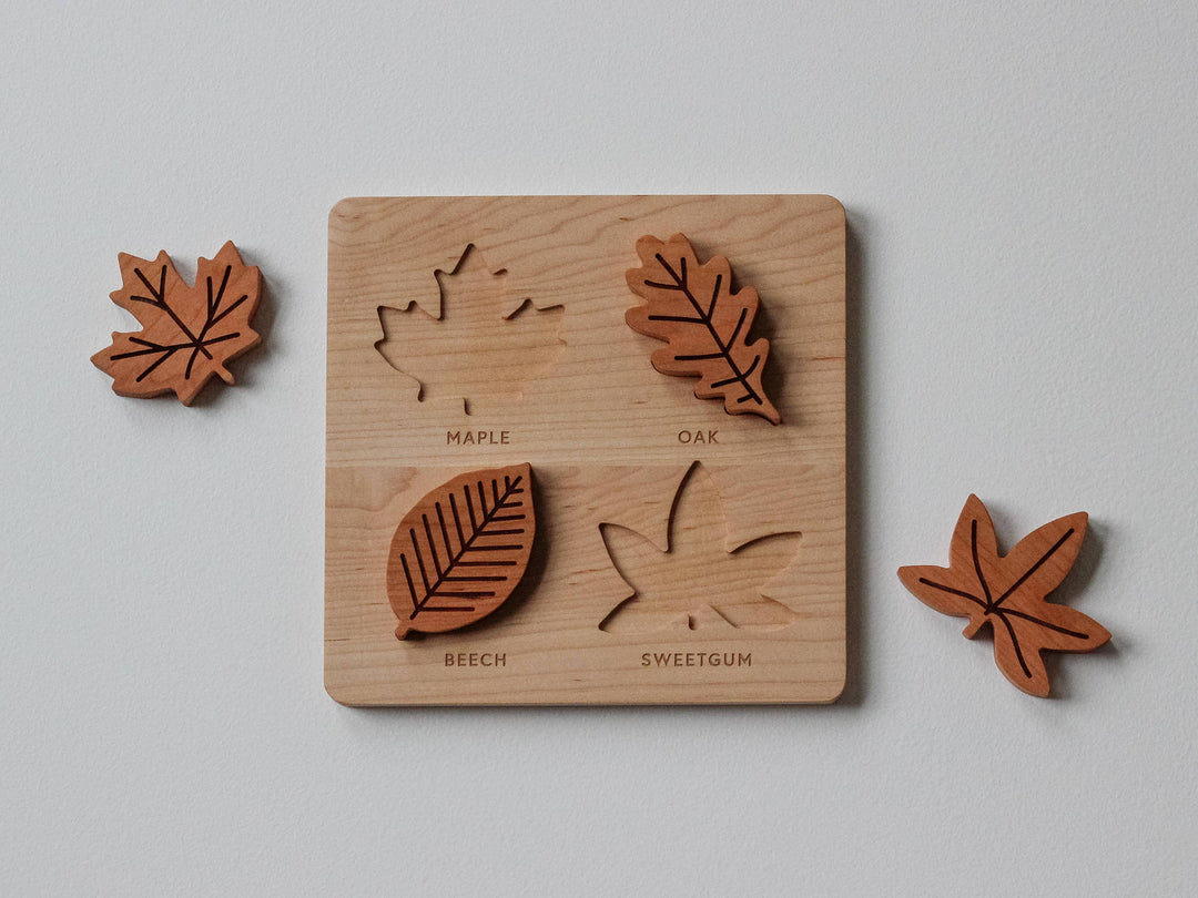 Wooden Leaf Puzzle