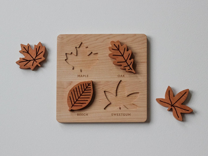 Wooden Leaf Puzzle