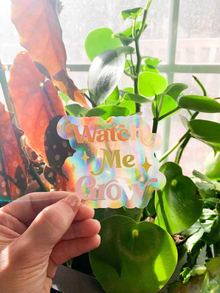 Watch Me Grow Sun Catcher Sticker