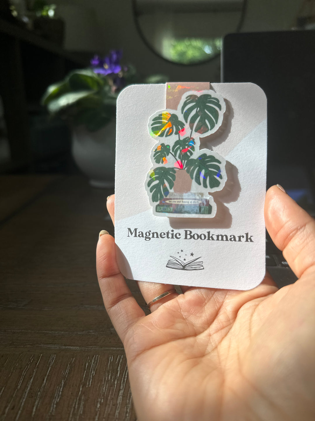 Monstera Book Stack Magnetic Bookmark