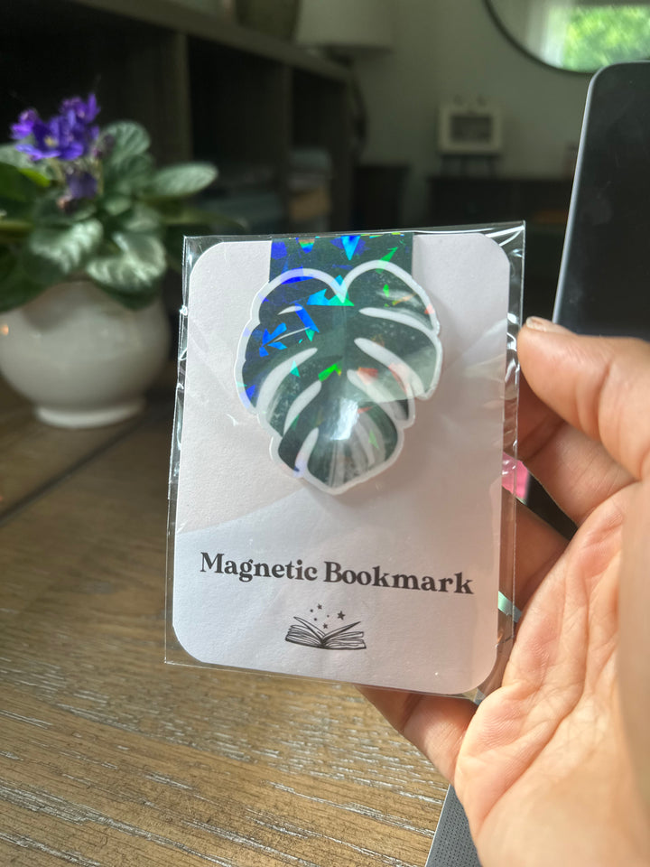 Variegated Monstera Magnetic Bookmark