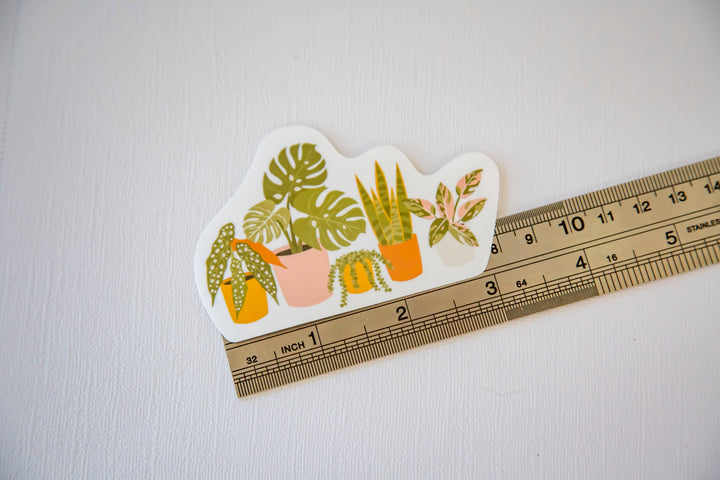 Houseplant Lineup Sticker