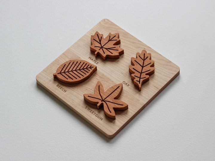 Wooden Leaf Puzzle