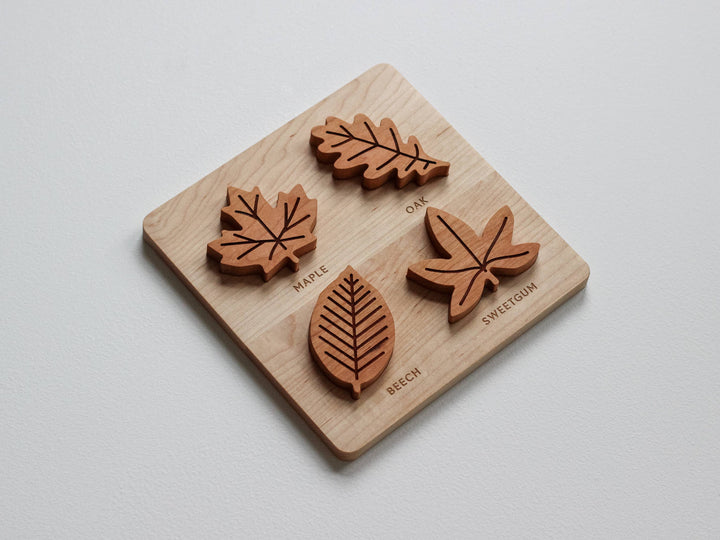 Wooden Leaf Puzzle