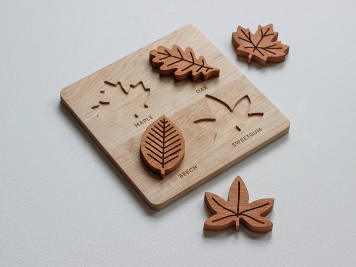 Wooden Leaf Puzzle