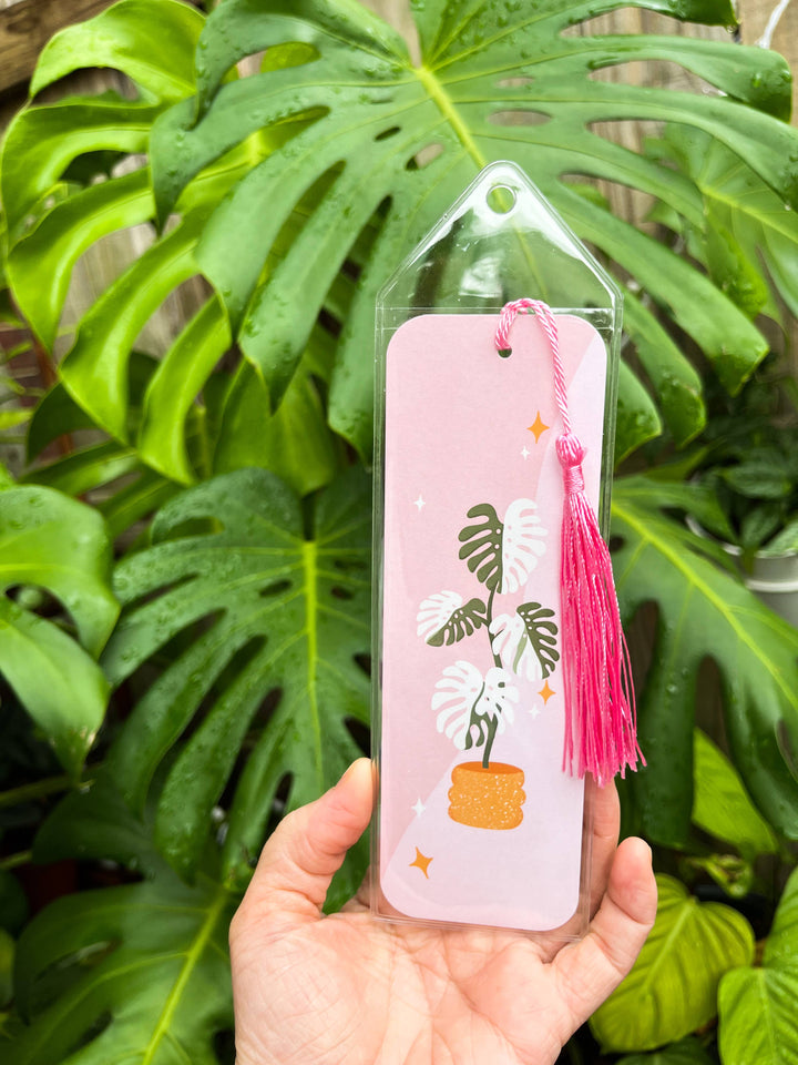 Monstera Albo Plant Bookmark