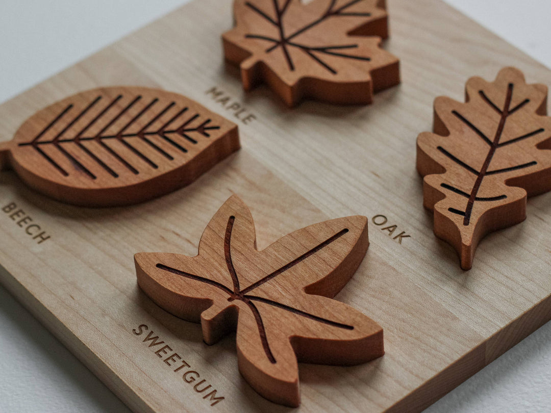 Wooden Leaf Puzzle