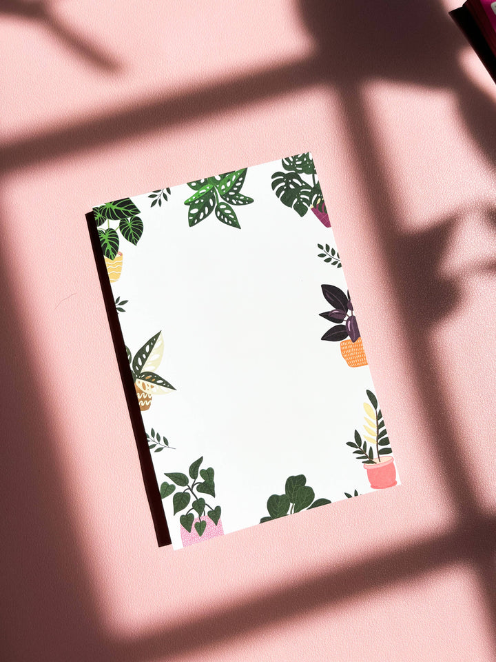 Potted Plants Notepad