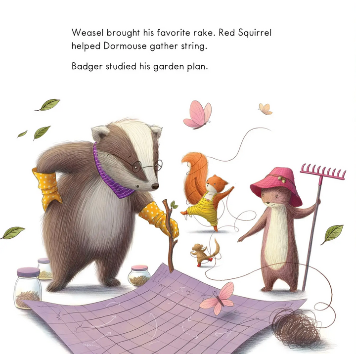 Badger and his friends hope to plant the perfect garden! What could be more fun? But when a storm hits and washes away all of the seeds, Badger is devastated. Weeks later he learns that although things may not always turn out the way we plan, sometimes they turn out even better!  A 2020 "Growing Good Kids Book Award" recipient.   Great for ages 4 - 8. Hardcover. Sleeping Bear Press. Made in USA. Explore the best and coolest gift ideas for plant enthusiasts!