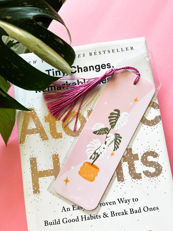 Monstera Albo Plant Bookmark